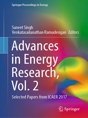 cover image of Advances in Energy Research, Volume 2